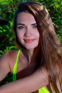 Georgia in Breathtaking Beauty by Matiss outdoor sunny brunette blue eyes boobies shaved ass custom