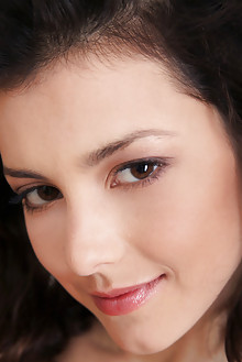 Divina A in Eniza by Peter Guzman indoor brunette brown eyes...